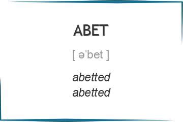 Abetted in English .